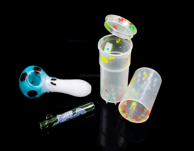 Import Glass Flower Pipes Bundle Kit Style 1.