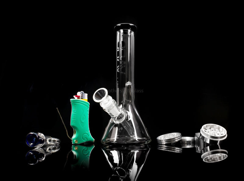 Import Glass Flower Pipes Bundle Kit Style 3.