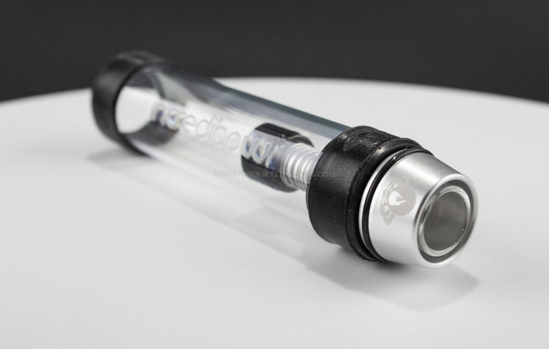 Incredibowl Industries M420 Glass Hand Pipe - Silver.