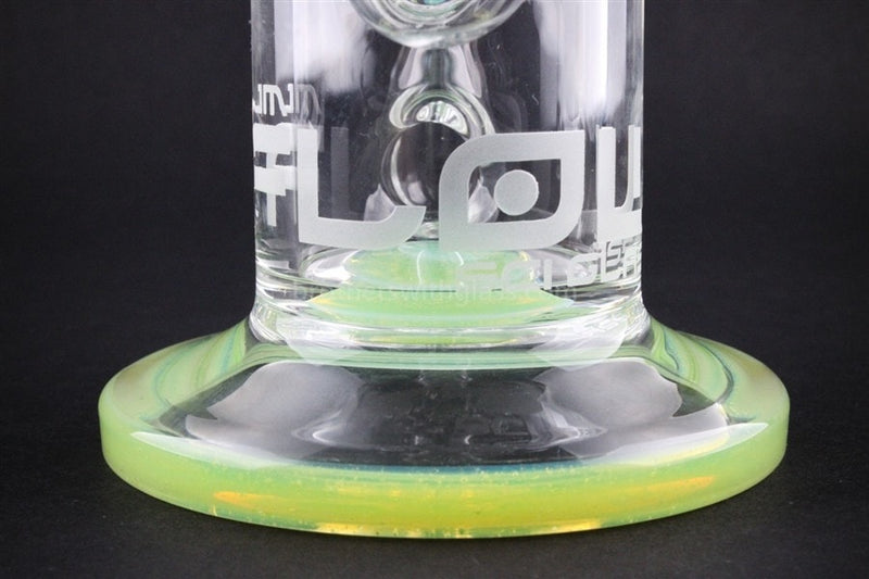 JM Flow Cross Perc Recycler Glass Concentrate Rig - Slyme.