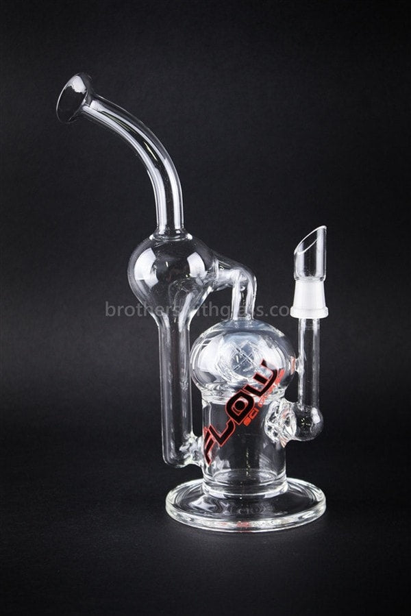 JM Flow Crystal Ball Perc To Recycler Dab Rig.