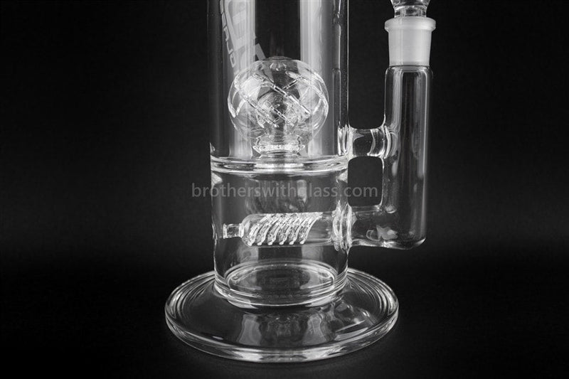 JM Flow Fat Can Inline to Crystal Ball Perc Water Pipe.