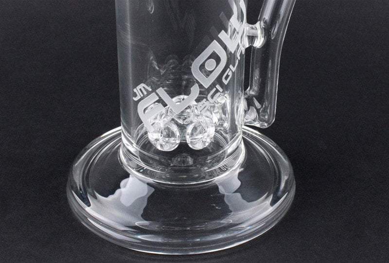 JM Flow Mini Cross Perc Concentrate Water Pipe.