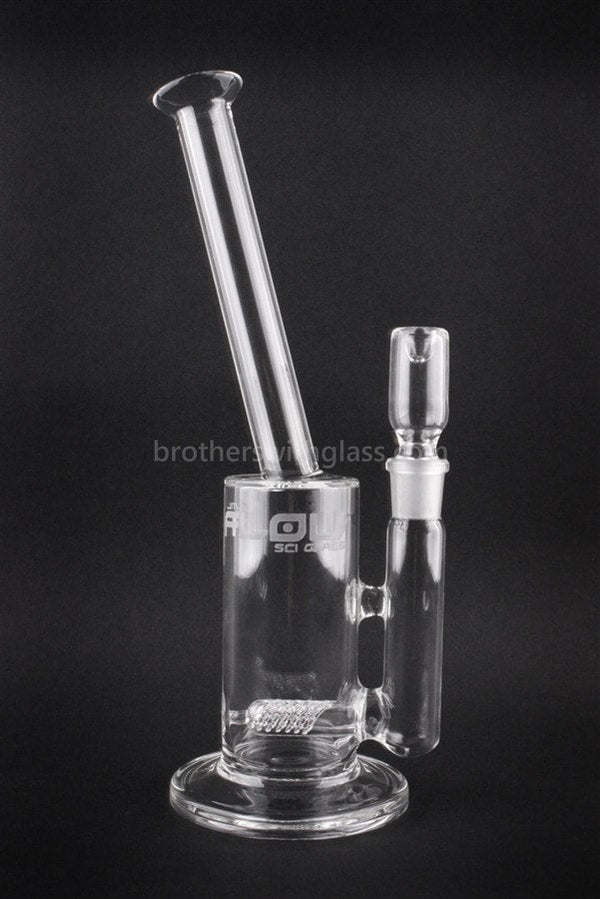 JM Flow Straight Angle Neck Upline Perc Water Pipe - 18mm.