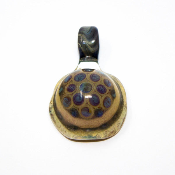 Jolly Glass Turtle Shell Pendant - Style One.