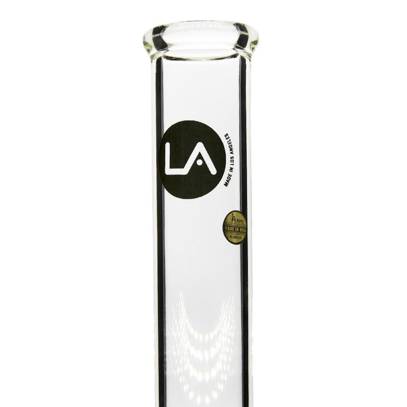 LA Pipes 12 In Clear Straight Bong.
