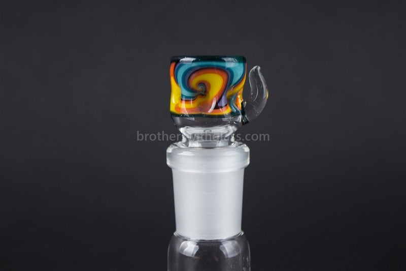 Liberty 503 14mm Worked Water Pipe Slide - Light Colors.
