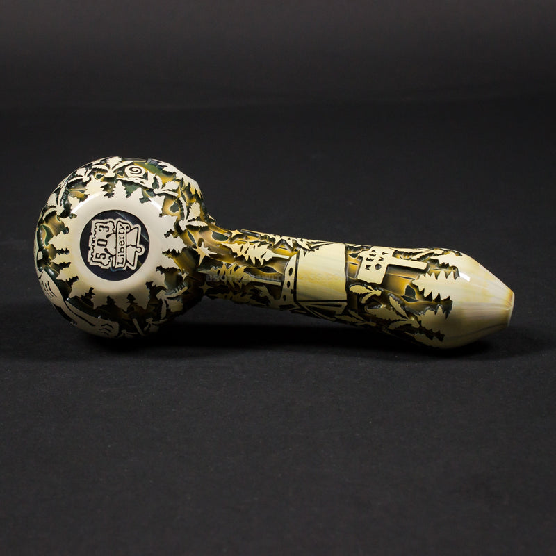 Liberty 503 Deep Carve Sasquatch Hand Pipe - Style Two.