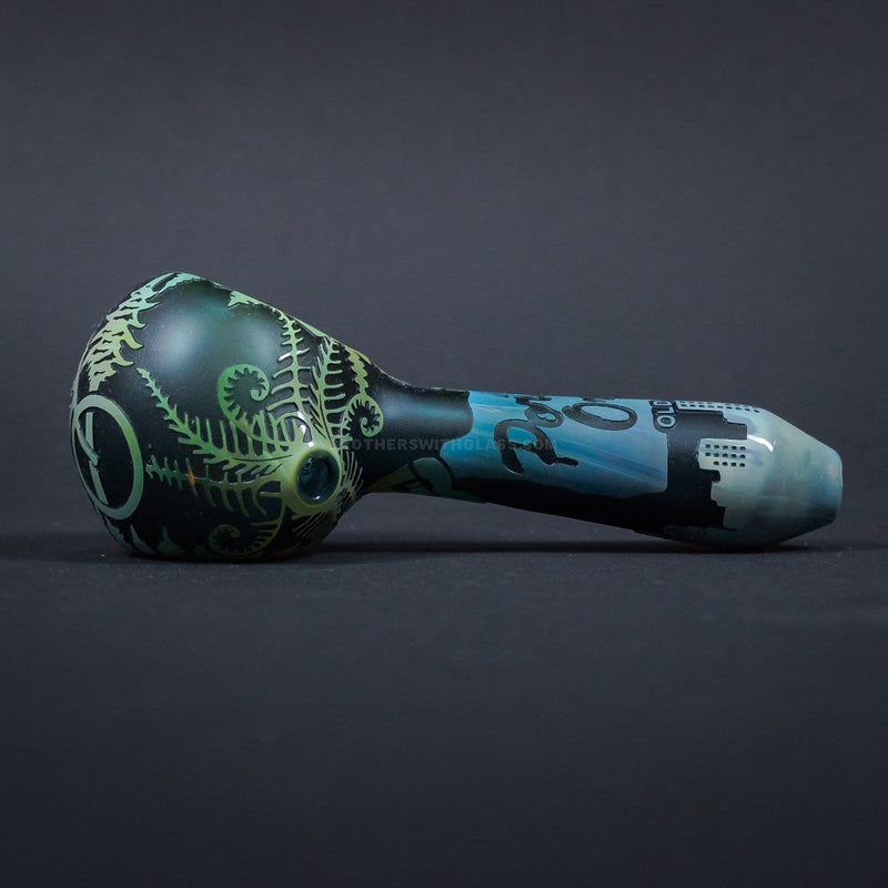 Liberty 503 Fumed Sandblasted Hand Pipe - Brothers With Glass.