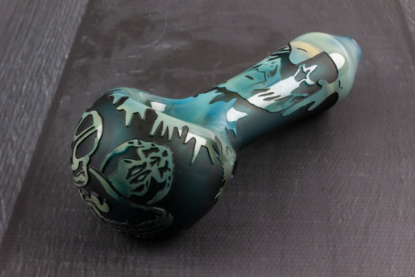 Liberty 503 Fumed Sandblasted Hand Pipe - Desert.