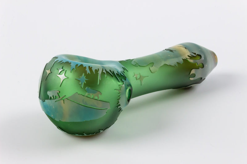 Hybrid Pipe H2 - Wood Pipe with Glass Bowl