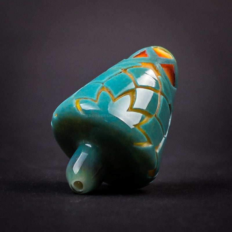 Liberty 503 Sandblasted Abstract Directional Air Flow Carb Cap.