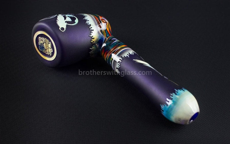 Liberty 503 Sandblasted Dark Wig Wag Hammer Hand Pipe - Outer Space.