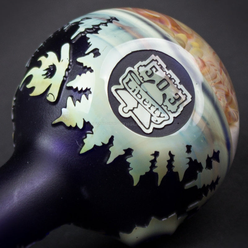 Liberty 503 Sandblasted Inside Out Cap Hand Pipe - Sasquatch.