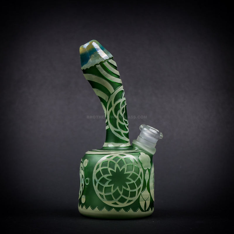 Liberty 503 Sandblasted Mini Tube Dab Rig - Abstract.