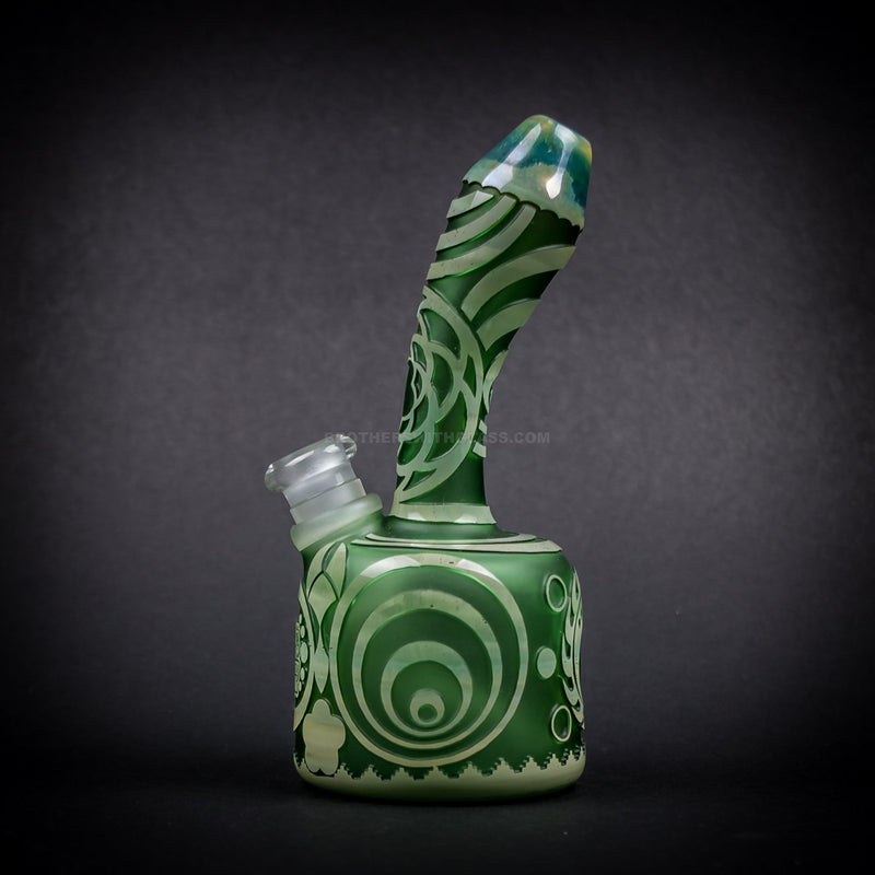 Liberty 503 Sandblasted Mini Tube Dab Rig - Abstract.