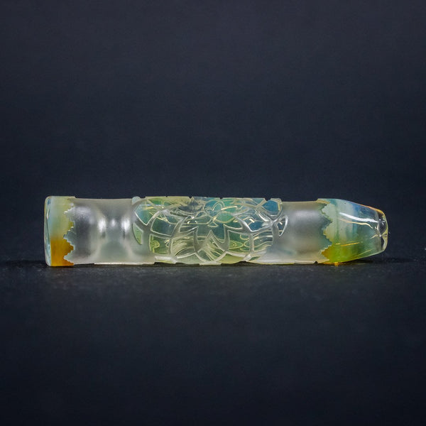 Liberty 503 Sandblasted One Hitter Chillum Hand Pipe - Geometric.