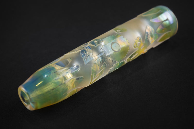 Liberty 503 Sandblasted One Hitter Chillum Hand Pipe - Spring Time.
