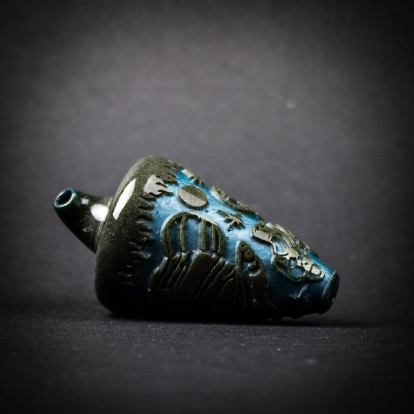 Liberty 503 Sandblasted Outer Space Directional Air Flow Carb Cap.