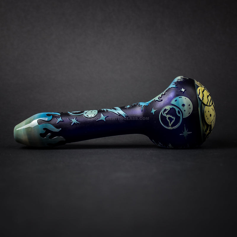 Liberty 503 Sandblasted With Cap Hand Pipe - Outer Space.