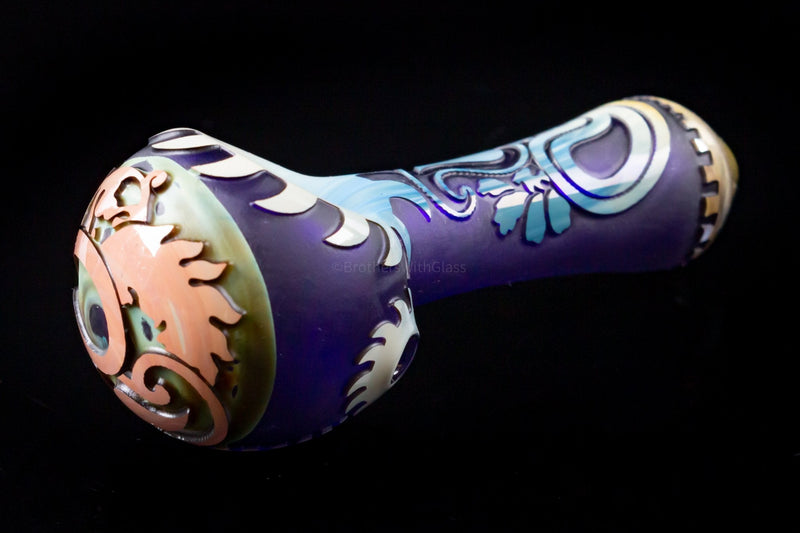 Liberty 503 Sandblasted With Cap Hand Pipe - Paisley.