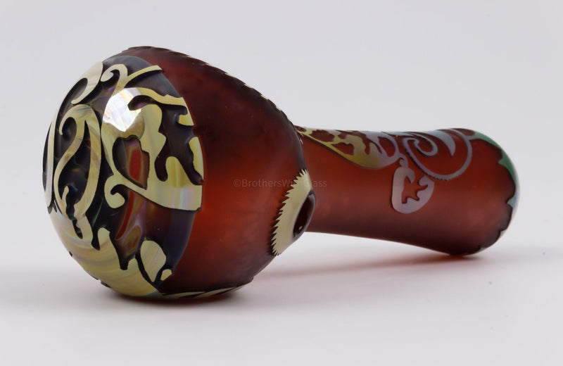 Liberty 503 Sandblasted With Cap Hand Pipe - Paisley.
