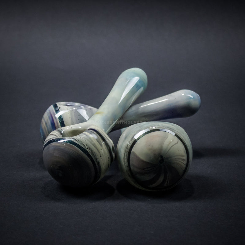 Liberty Glass 503 Capped Spoon Hand Pipe - Blank.