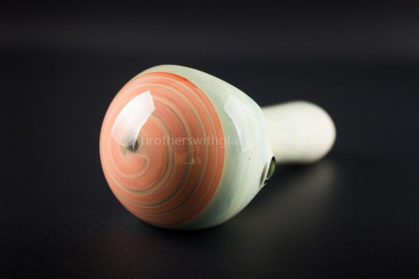 Liberty Glass 503 Wig Wag Blank Hand Pipe - Coral.