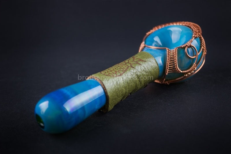 Liberty Glass Blank With Nikki Wire and Leather Wrap Pipe - Reddit.