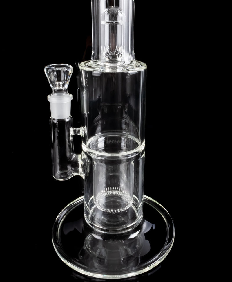 Licit Glass 75mm Full Size Straight Inverted Showerhead Bong.