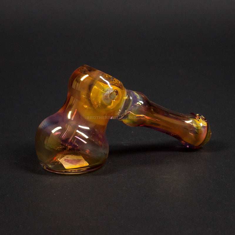 Mad Hatters Glass Fumed Hammer Bubbler - Small.