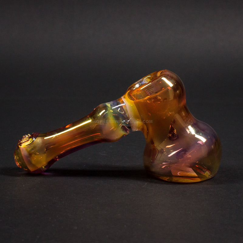 Mad Hatters Glass Fumed Hammer Bubbler - Small.
