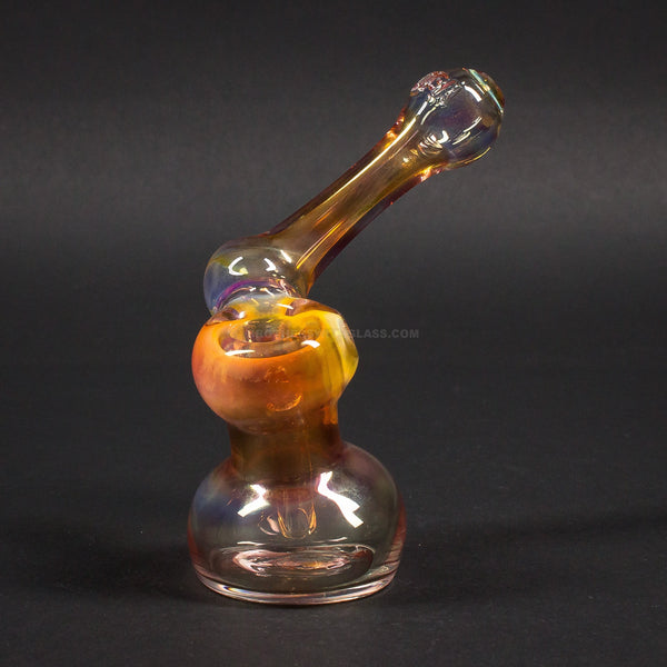 Mad Hatters Glass Fumed Sidecar Bubbler - Large.