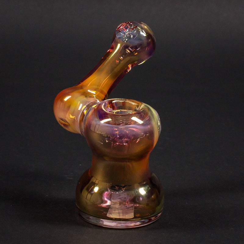 Mad Hatters Glass Fumed Sidecar Bubbler - Small.