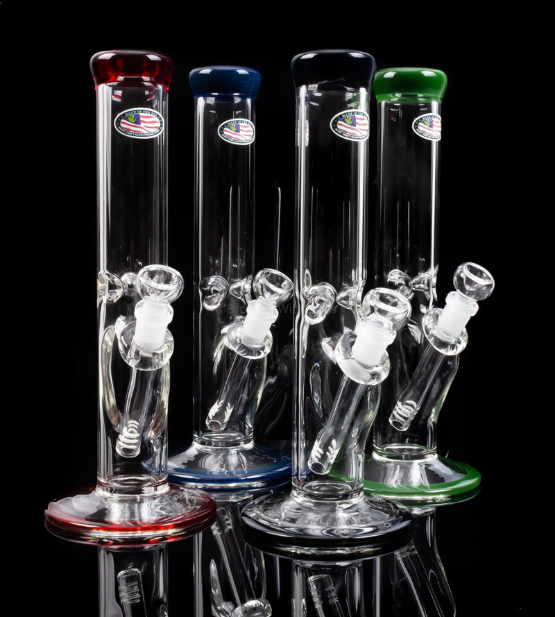 Mary Jane's Glass 12 Inch Straight Bong With Color Wrap.
