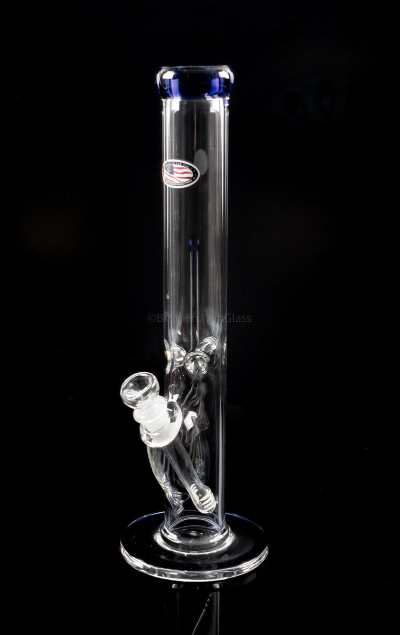 Mary Jane's Glass 14 In Straight Bong With Color Accents.