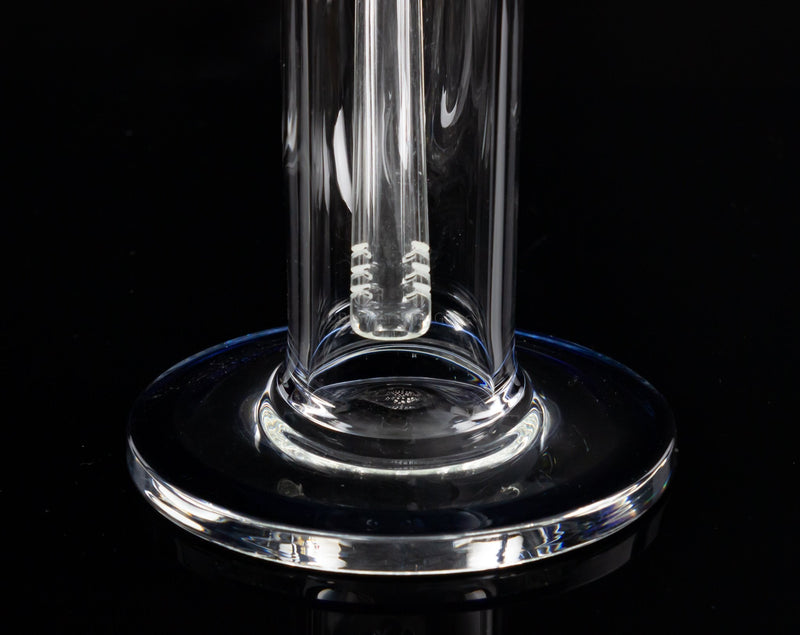 Mary Jane's Glass 14 In Straight Bong With Color Accents.