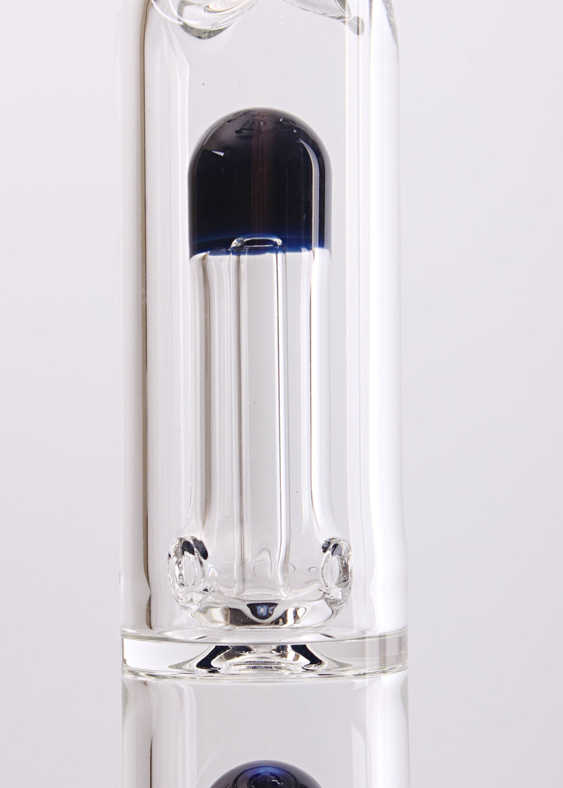 Mary Jane's Glass Color Accent Double Dome Perc Beaker Bong Brothers with Glass