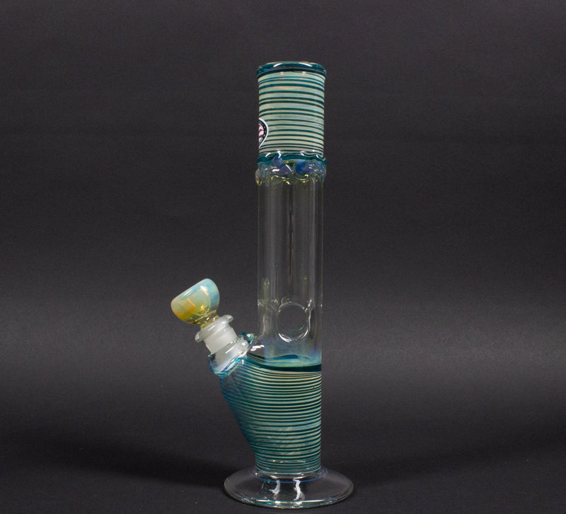 Mary Jane's Glass Color Coiled Straight Bong.