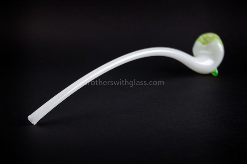 Mathematix Glass 13 In White Gandalf Hand Pipe - Slyme.