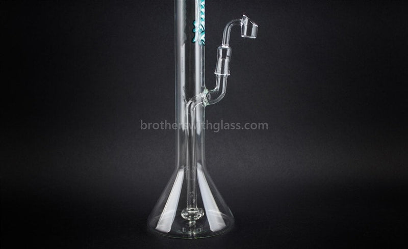 Mathematix Glass 25 In Dab Rig Yard Cup With Bendy Straw.