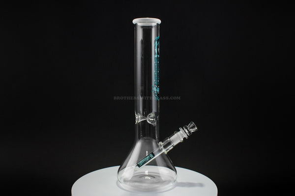 Mathematix Glass 6 Arm Tree Beaker Water Pipe - White Trim.