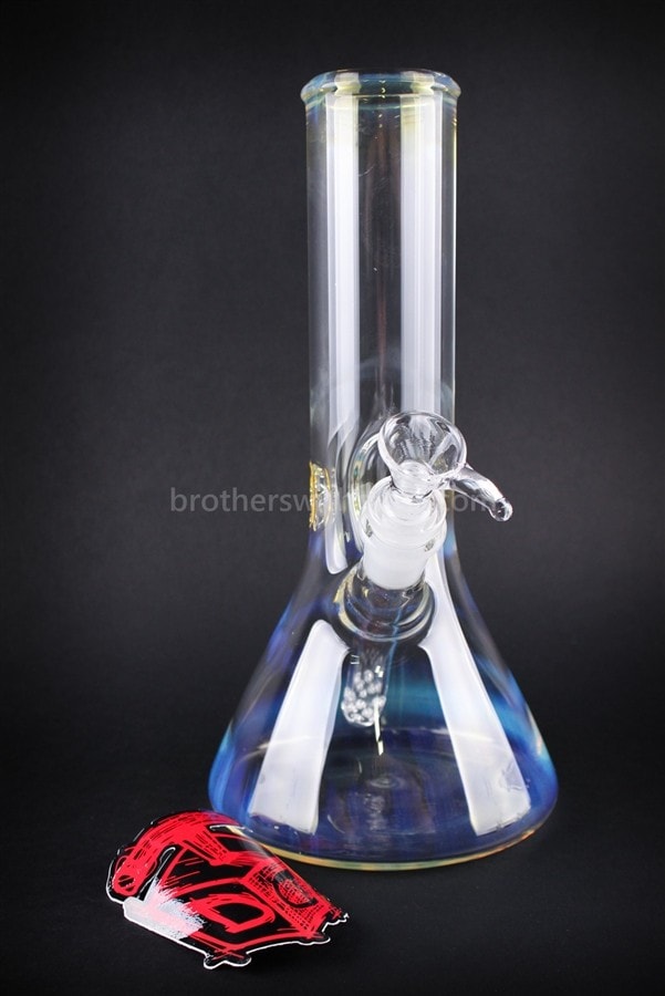 Mathematix Glass 9 In Beaker Water Pipe - Fumed.