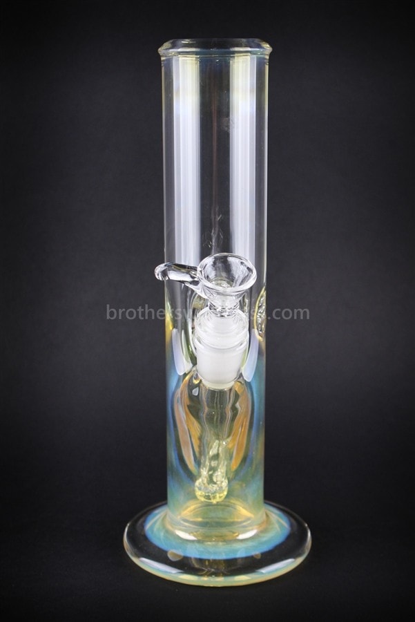 Mathematix Glass 9mm Thick 9 In. Straight Water Pipe - Fumed.