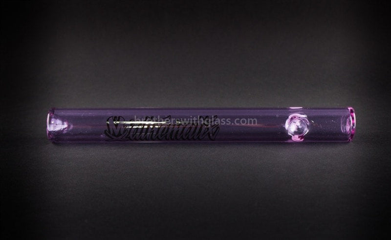 Mathematix Glass Ashcatcher Steam Roller Hand Pipe - Lavender.