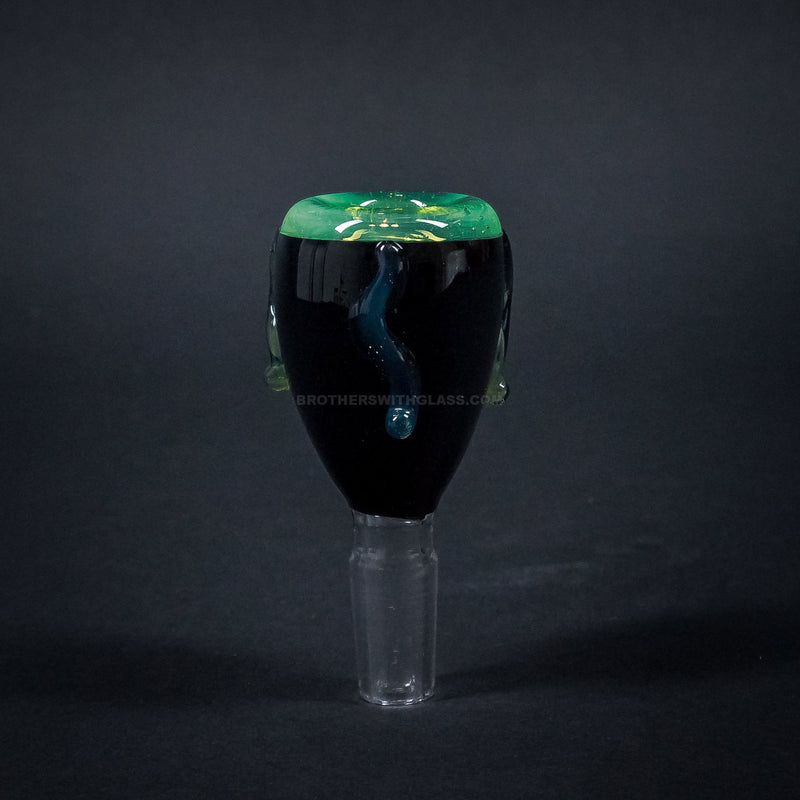 Mathematix Glass Black Slide with Slyme Drips.