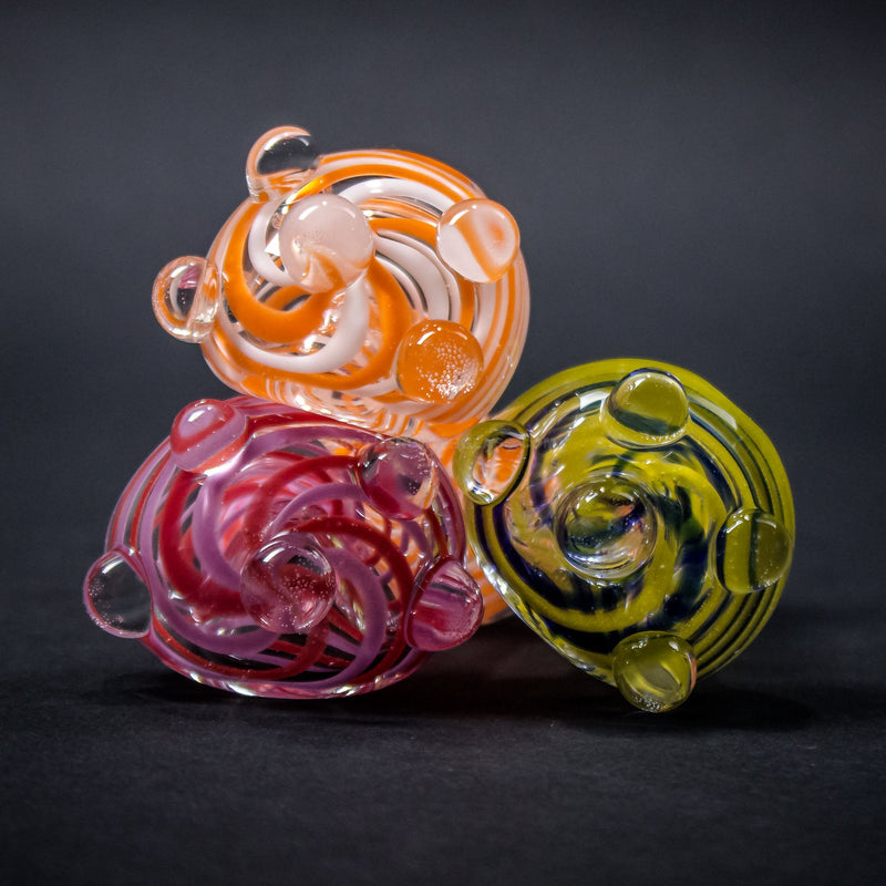 Mathematix Glass Color Swirled Hand Pipe.