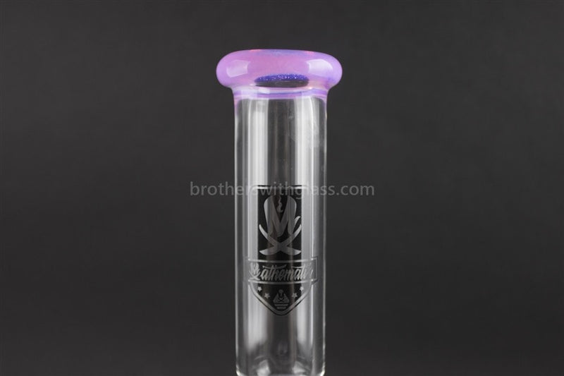Mathematix Glass Color Wrapped Tube Water Pipe - Pink Slyme.