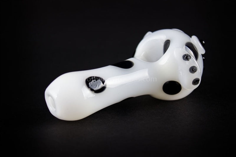 Mathematix Glass Dalmatian Dog Hand Pipe.
