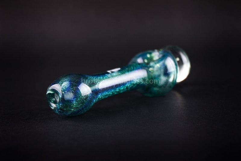 Mathematix Glass Dichro with Marbled Rose Hand Pipe.